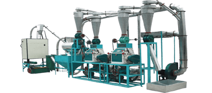 小型面粉加工機組