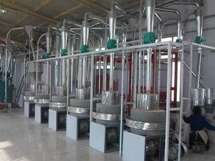 石磨面粉加工機組