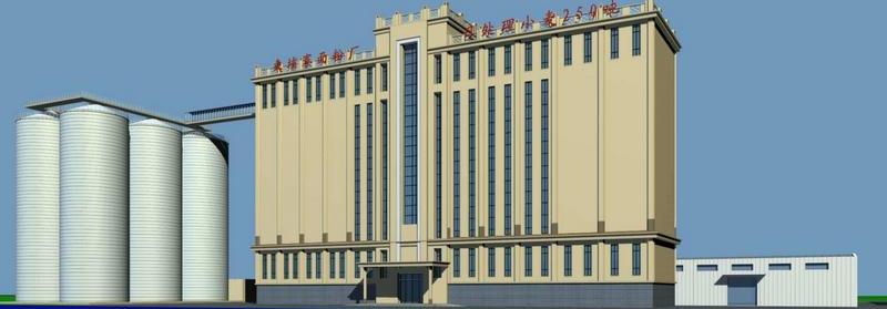 柬埔寨日處理小麥250噸面粉生產線