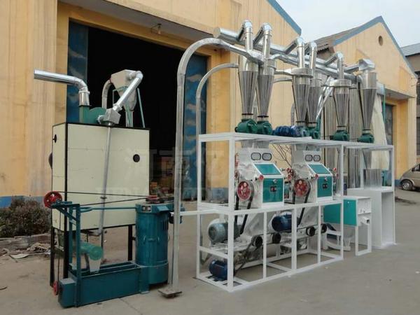 小型面粉加工生產(chǎn)線