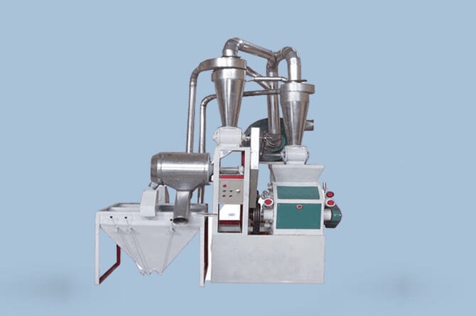 家用小型自動上料面粉加工機組