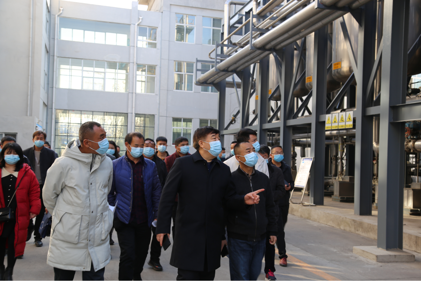 淀粉加工現場參觀